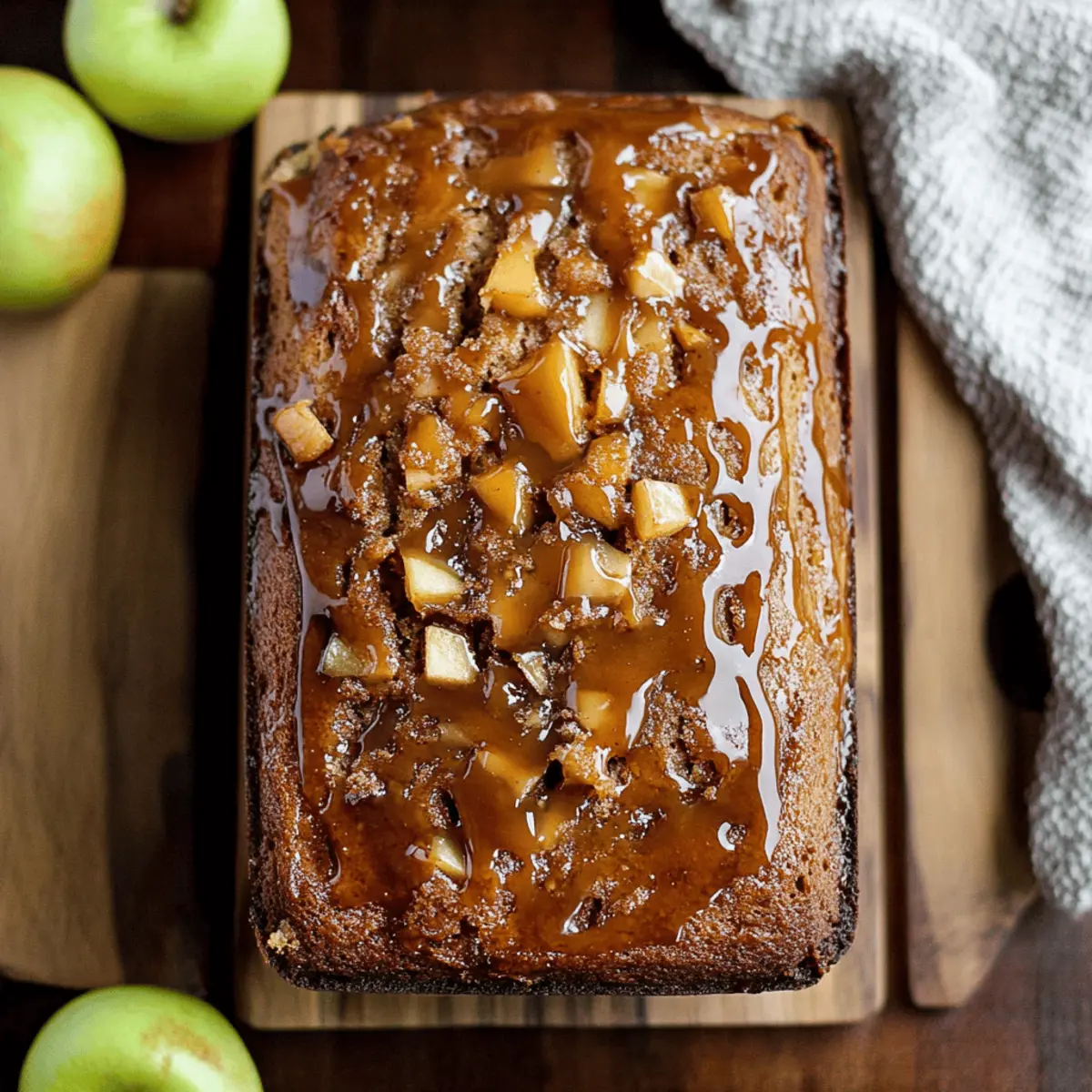 Caramel Apple Fritter Bread