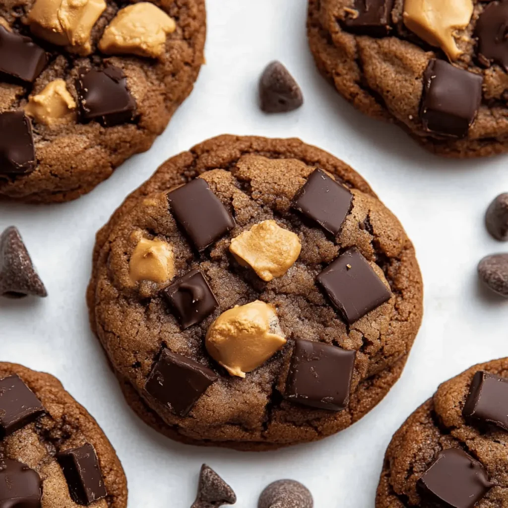 Peanut Butter Chocolate Chunk Cookies