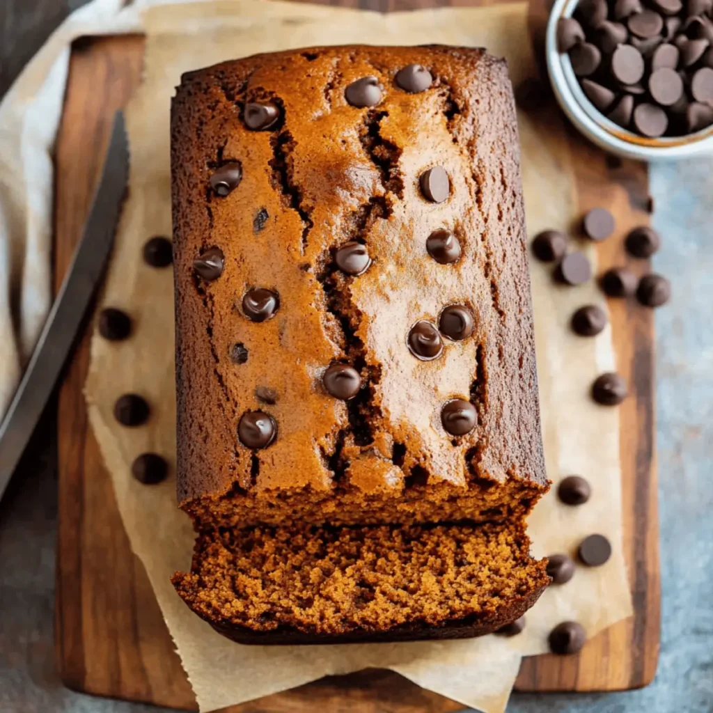 Chocolate Chip Pumpkin Bread