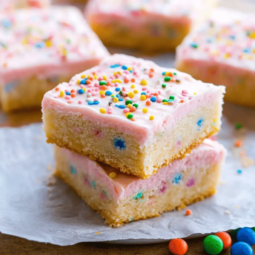 Frosted Sugar Cookie Bars