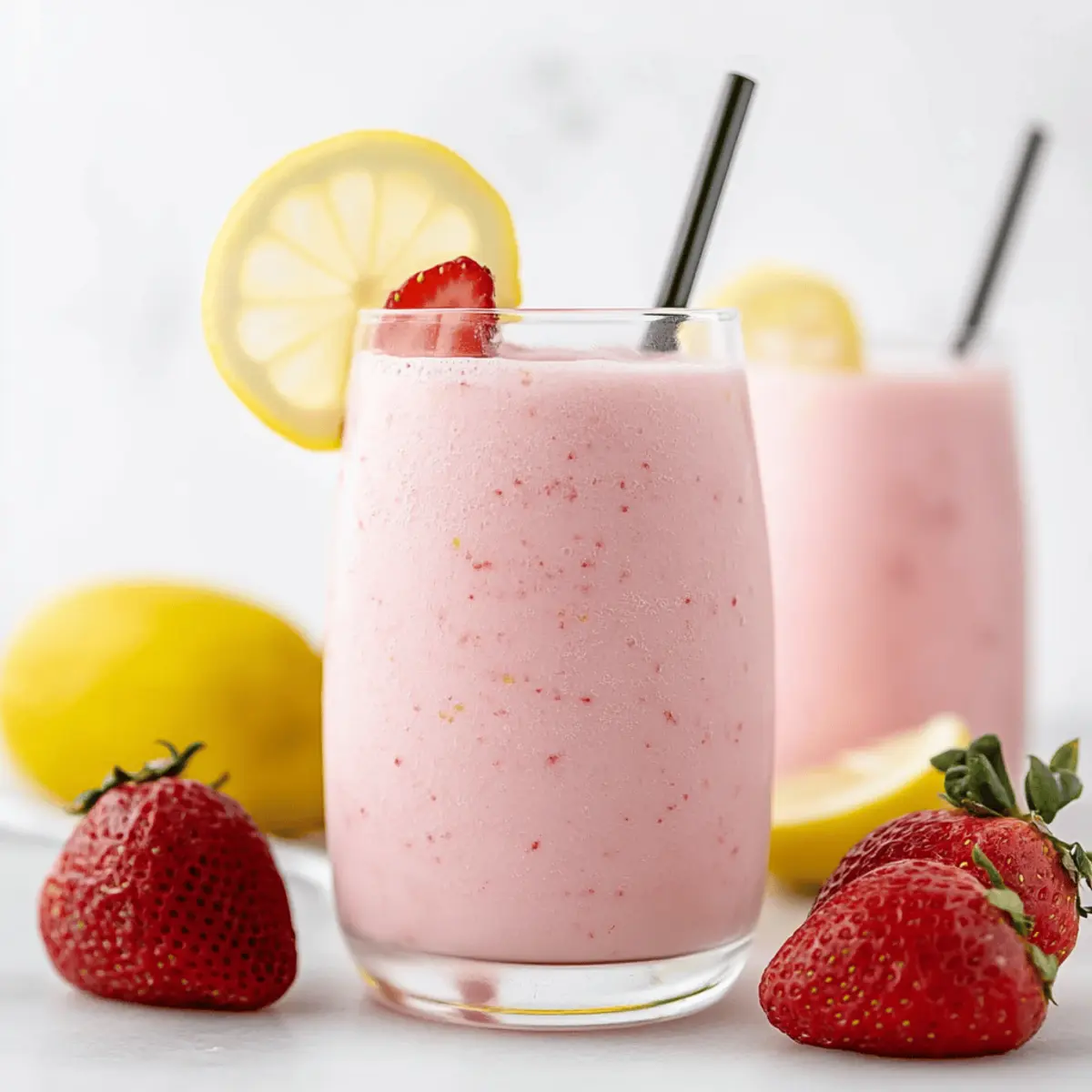 Frosted Strawberry Lemonade