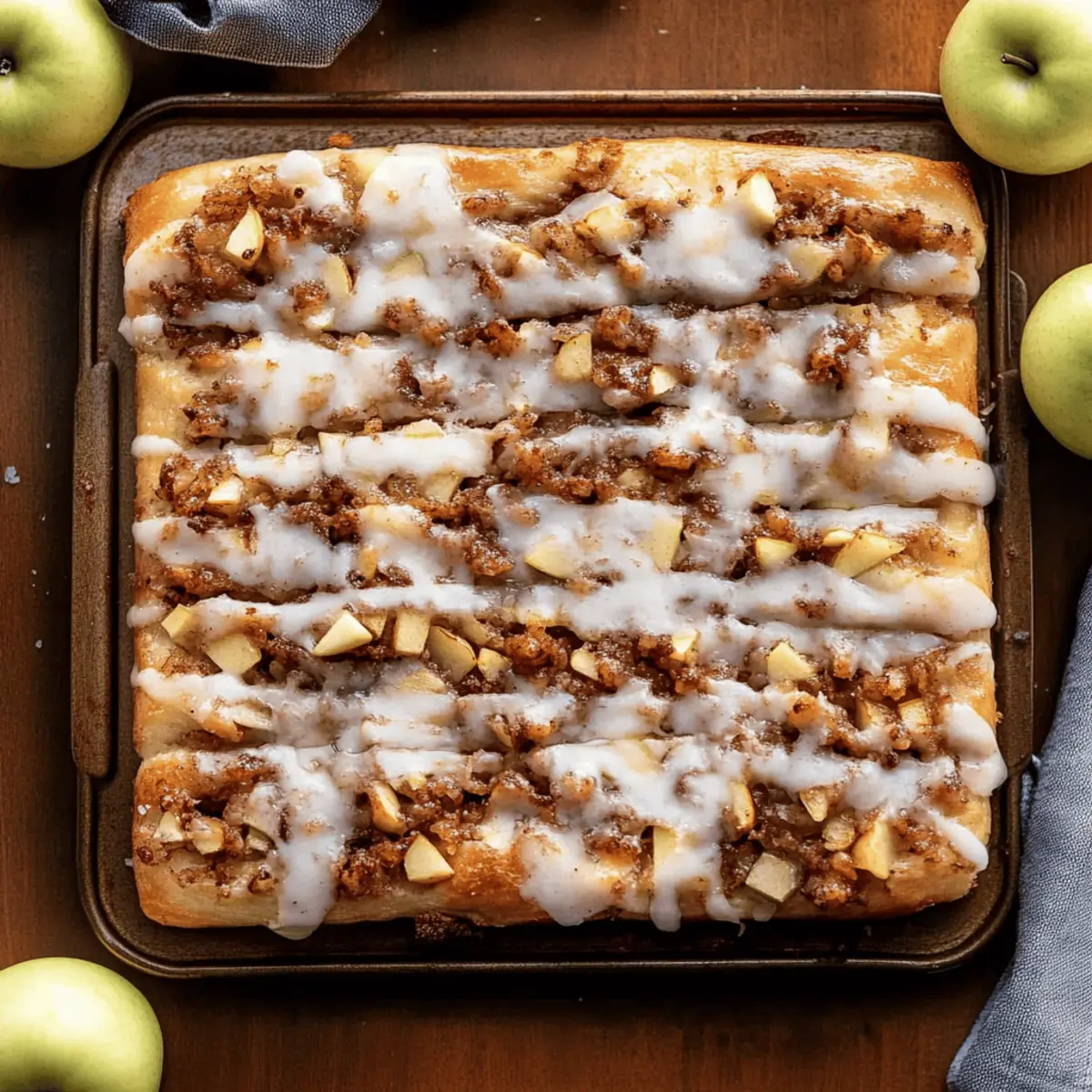 Apple Fritter Focaccia