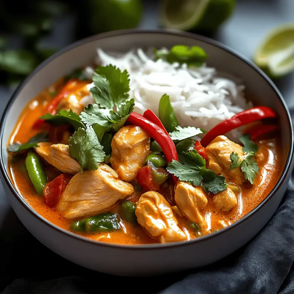 Thai Red Curry Chicken