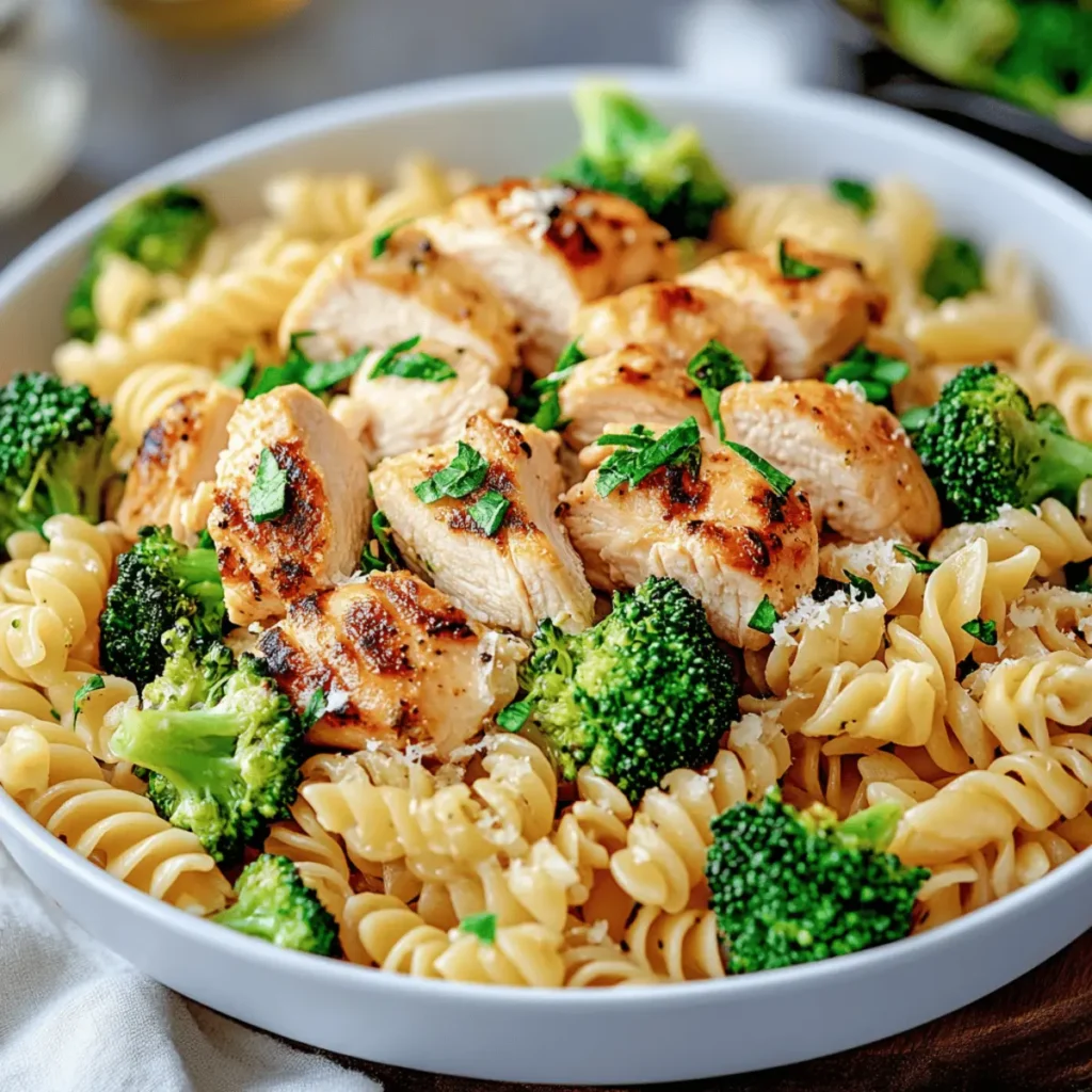 Chicken and Broccoli Pasta