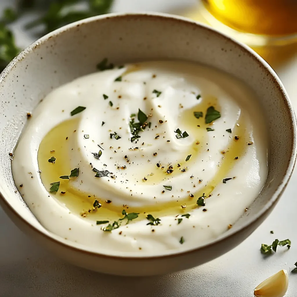 Creamy Garlic Sauce