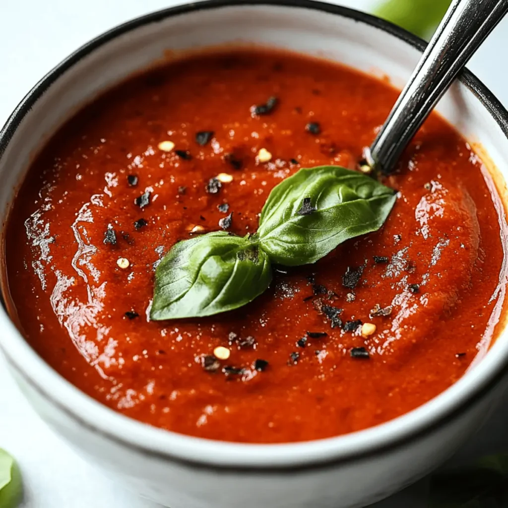 Roasted Red Pepper Sauce