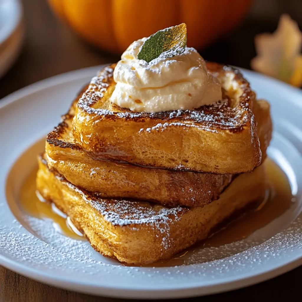 Pumpkin French Toast: A Cozy Autumn Delight
